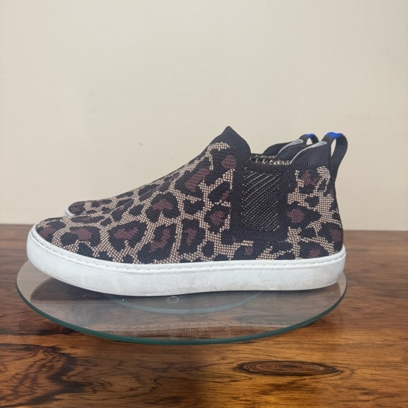 Rothy’s Wildcat Cheetah Print Chelsea Sneaker - Picture 4 of 16